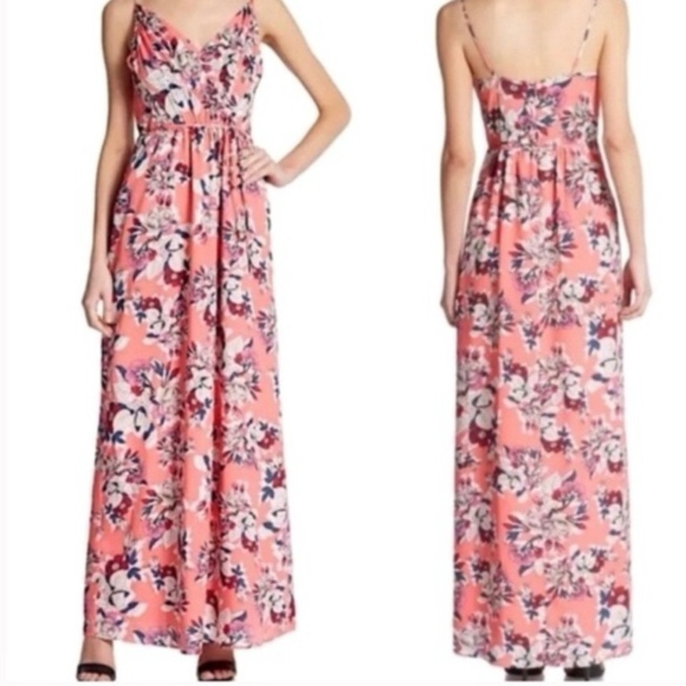 Yumi Kim Cleo Floral Faux Wrap Maxi Dress